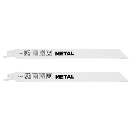 Набор полотен для сабельной пилы по дереву и металлу KWB 571085, 2 шт.