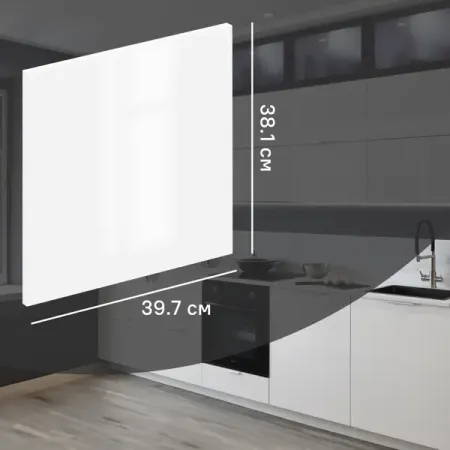 Фасад кухонного шкафа Аша 39.7x38.1 см KONSENSA ДСП цвет белый простой стиль матовые золотые ручки для шкафа твердый алюминиевый сплав ручки для кухонного шкафа ручки для ящиков мебельная фурнитура