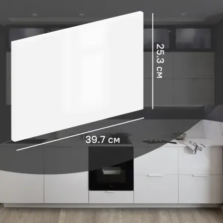 Фасад кухонного шкафа Аша 39.7x25.3 см KONSENSA ДСП цвет белый