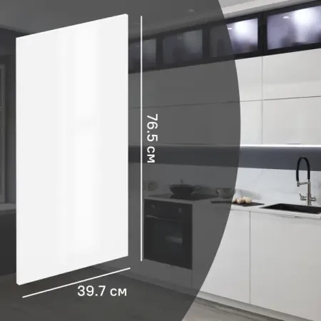 Фасад кухонного шкафа Аша 39.7x76.5 см KONSENSA ЛДСП цвет белый татьяна юрьевна степанова имеющий уши да услышит