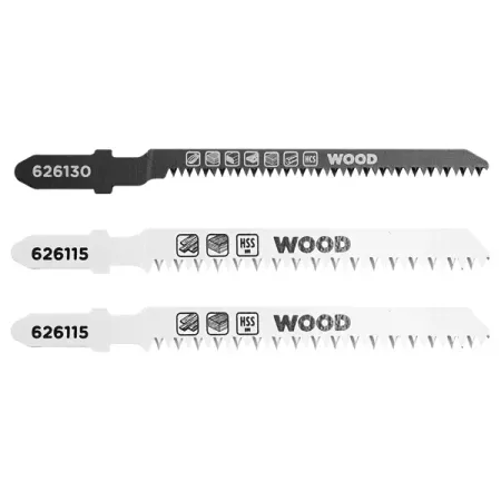 Набор пилок для электролобзика по дереву KWB 626240 чистый рез 3 шт.