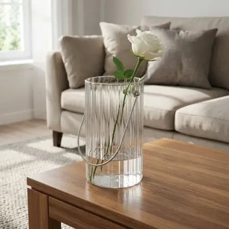 Ваза стекло цвет прозрачный 20 см