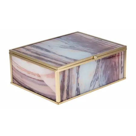 Шкатулка для украшений 17x13 см стекло