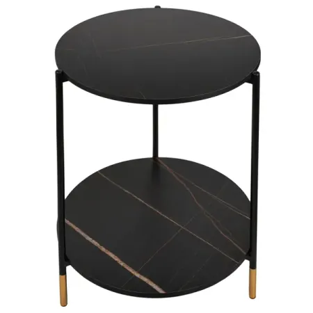 Журнальный столик 48x48 см черный столик журнальный art champ 120х60х45 см