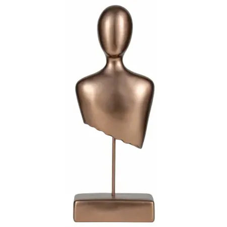 Декоративный предмет h23 см пластик цвет бронза