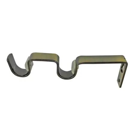 Держатель для двухрядной штанги металл цвет золото антик 16 см