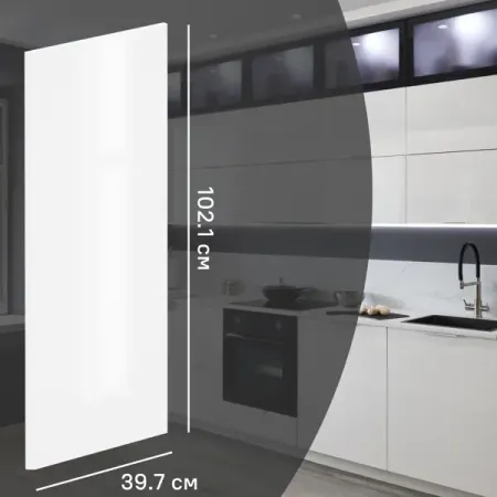 Фасад кухонного шкафа Аша 39.7x102.1 см KONSENSA ЛДСП цвет белый автозапчасти замена ручки багажника установка 84635 sea 003zf abs практичный новый легко установить элегантный