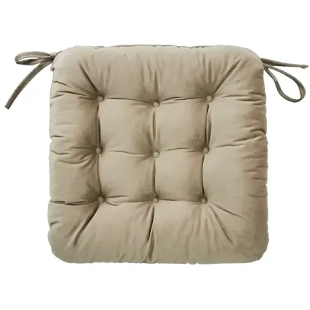 Подушка для стула Seasons 40x36 см цвет серо-коричневый эластичный   для стула из спандекса полиэстера