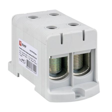 Клемма силовая двойная EKF PROxima 35-150 кв.мм 800 В вводная серая (kvs2-35-150-grey) м и штерн силовая электроника расчеты и схемотехника
