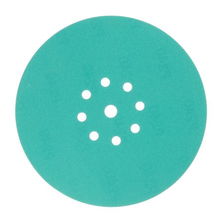 Диск шлифовальный КМ Green Film d225 мм P240 на липучку пленочная основа (3 шт.)