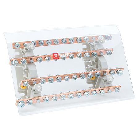 Блок распределительный шинный EKF PROxima ШРБ-200 130х275х71 мм IP20 компактный сборный модульный серый (plc-shrb-200) планинг дат 2026г 64л 160x90 мм explore серый иск кожа карманный тв переплет тонир блок тисн фольгой скругл углы ляссе