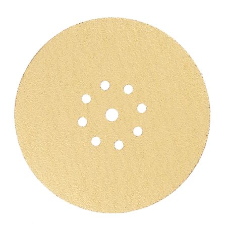 Диск шлифовальный КМ Gold d225 мм P40 на липучку бумажная основа (5 шт.)