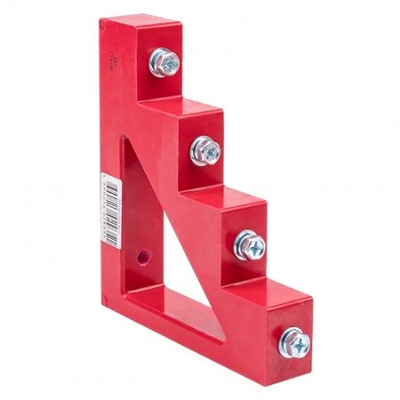 Изолятор угловой EKF PROxima Лесенка IP30 600 А с болтом и шайбой пластиковый красный (2 шт.) (plc-sl-600) красный конверт для денег   из 4 штук