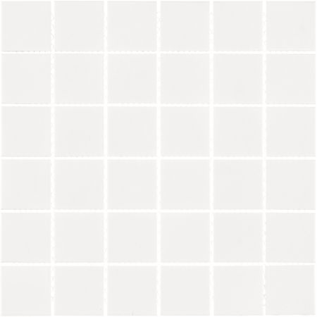 Мозаика Starmosaic белая керамическая 306х306х6 мм матовая antislip