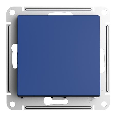 Переключатель Systeme Electric AtlasDesign одноклавишный встраиваемый аквамарин (ATN001161)