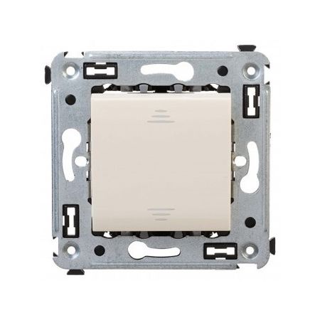 Переключатель DKC Avanti одноклавишный встраиваемый бежевый (7492361)