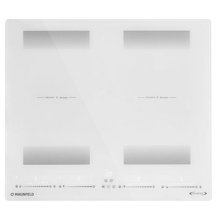 Варочная панель индукционная Maunfeld CVI594SF2WHD Inverter 4 конфорки белая