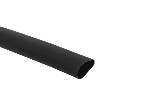 Трубка термоусадочная EKF PROxima ТУТк 24/6 мм 1 м черная (10 шт.)
