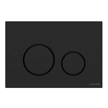 Клавиша смыва для инсталляций Cersanit Twins черная (63525)