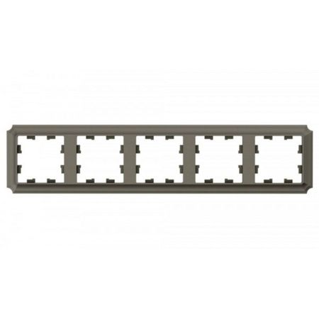 Рамка Systeme Electric AtlasDesign Antique пятиместная шампань (ATN100505)