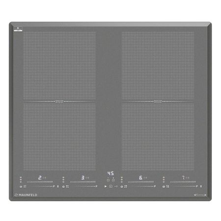 Варочная панель индукционная Maunfeld CVI594SF2LGR Inverter 4 конфорки серая