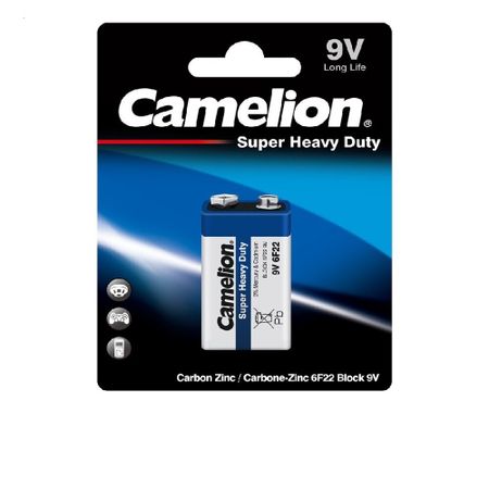Батарейка Camelion Blue BL-1 (6F22-BP1B) крона 6F22 1,5 В (1 шт.)