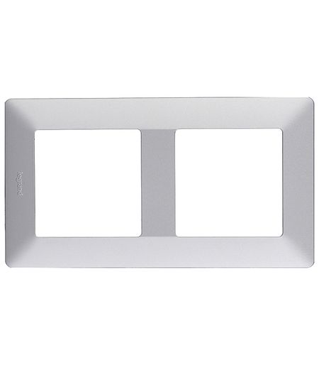 Рамка Legrand Valena Life двухместная алюминий (754132)