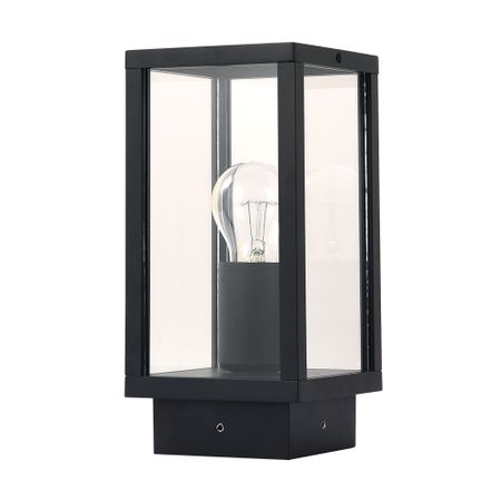 Светильник садово-парковый настенный Arte Lamp Pot черный E27 60 Вт IP54 (A1631FN-1BK) светильник уличный настенный arte lamp seginus e27 2х40вт ip54 металл стекло