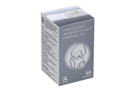 Глюкозамин-хондроитиновый комплекс ФФ, 400 мг, 60 шт, капсулы
