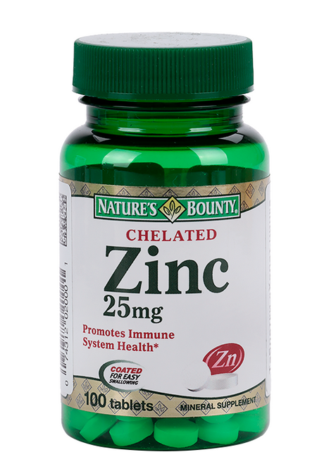 Цинка хелат, 25 мг, 100 шт, таблетки