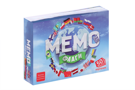 Настольная игра Нескучные игры мемо флаги 50 карточек самуил яковлевич маршак нескучные уроки и веселые переменки