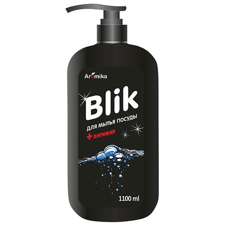 Гель для мытья посуды AROMIKA Средство для мытья посуды Blik Антижир дозатор гель для мытья посуды в посудомоечной машине finish all in 1 max антижир лимон 600 мл