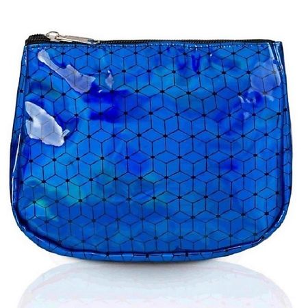 Косметичка KOSMOSHTUCHKI Неоновая косметичка Лодочка средняя Кубики открытая неоновая вывеска с котом