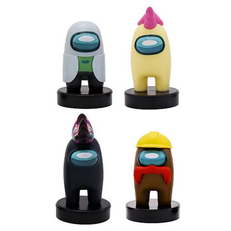 Набор детский AMONG US Набор фигурок-штампиков 3 серия (герой единорог) из 6 миниатюрных стеклянных фигурок курочек jssmtlp