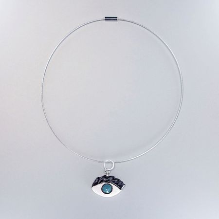 Колье LA PALME ARTISAN CERAMICA Колье с подвеской авторское Восхищаюсь глаз Л