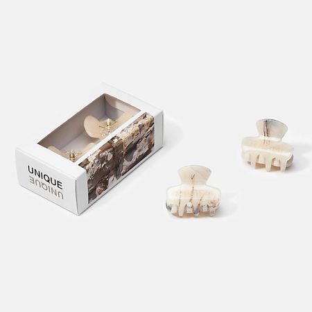 Набор заколок для волос KISIMI Заколки-крабики для волос Unique, размер S, скалистый необычные заколки значки в виде флага гордости броши ювелирные изделия аксессуары индивидуальные броши модные значки на лацкан