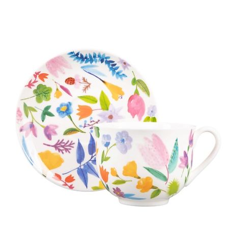 Набор посуды ИМПЕРАТОРСКИЙ ФАРФОРОВЫЙ ЗАВОД Чашка с блюдцем чайная 