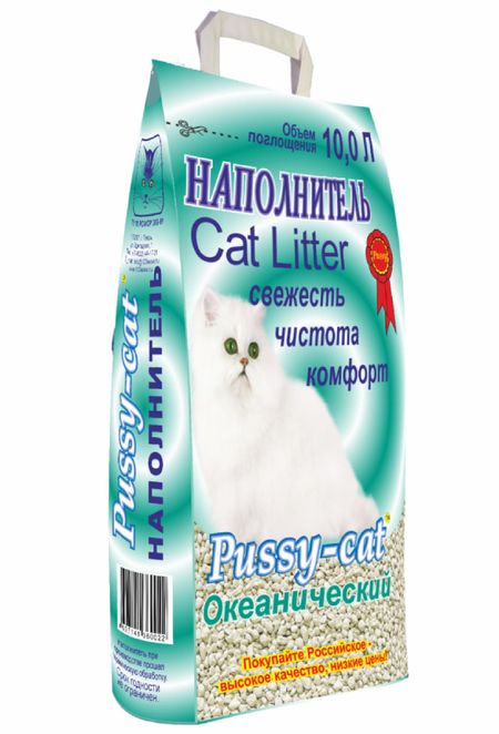Наполнители Pussy-Cat Впитывающий Океанический наполнитель, 10л (4.4 кг) 23 селфи животных смешные глупые и забавные фотографии любимых питомцев