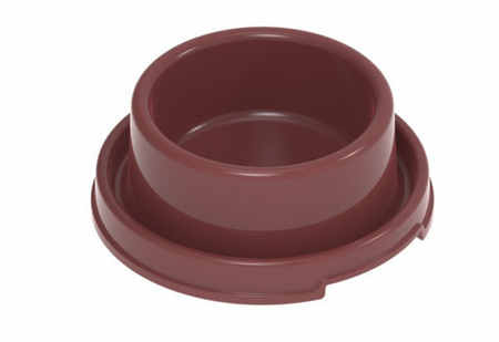 Миски PETSHOP Миска пластиковая, коричневая (2.430 мл)