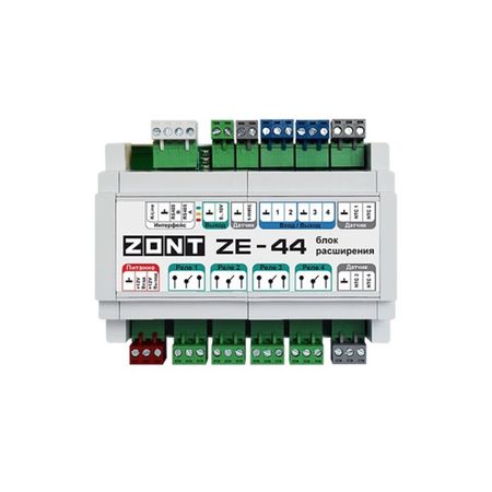 Блок расширения Zont ZE-44 для контроллера отопления (ML00005696) а и числа