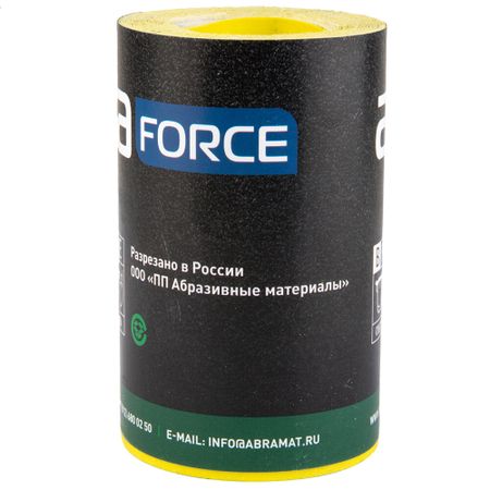 Наждачная бумага Abraforce 115 мм 5 м P120 желтая