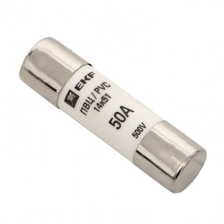 Вставка плавкая EKF PROxima ПВЦ 50А 50 кА 220 В цилиндрическая (10 шт.) (pvc-14x51-50)