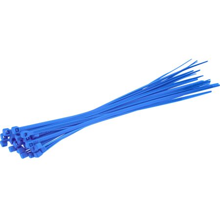 Стяжка кабельная Duwi 300x4,8 мм нейлоновая синяя (25 шт.) (30245 2)