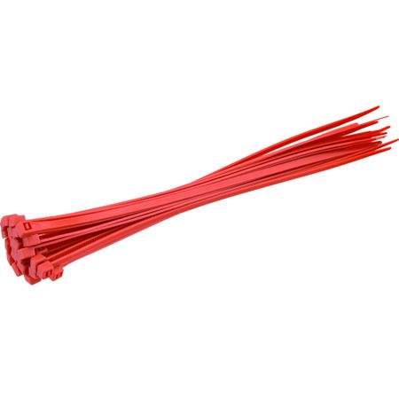 Стяжка кабельная Duwi 200x3,6 мм нейлоновая красная (25 шт.) (30232 2)