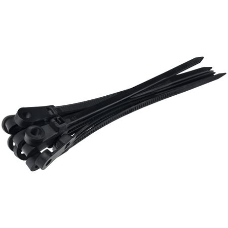 Стяжка кабельная Duwi 100x3,6 мм под винт нейлоновая черная (10 шт.) (30295 7)