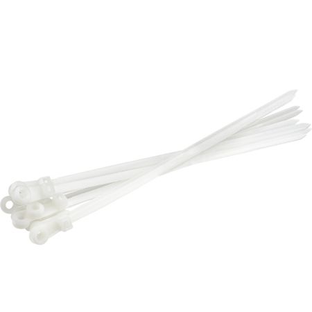 Стяжка кабельная Duwi 150x3,6 мм под винт нейлоновая белая (10 шт.) (30296 4)