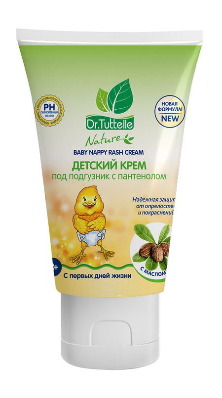 Dr.Tuttelle Baby Nappy Rash Cream тальк защитный для с 0 baby moments chicco чикко фл 150г