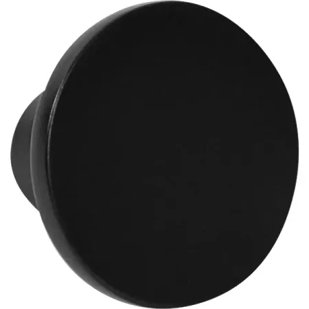 Мебельная ручка-кнопка Аян цвет черная