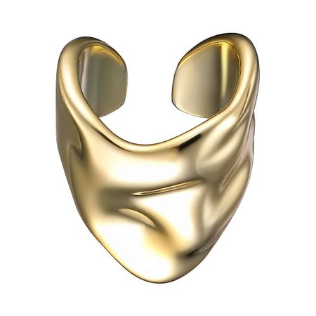 Серьги UVI JEWELLERY Серебристый кафф из мятого металла viva la vika кафф pack of chains