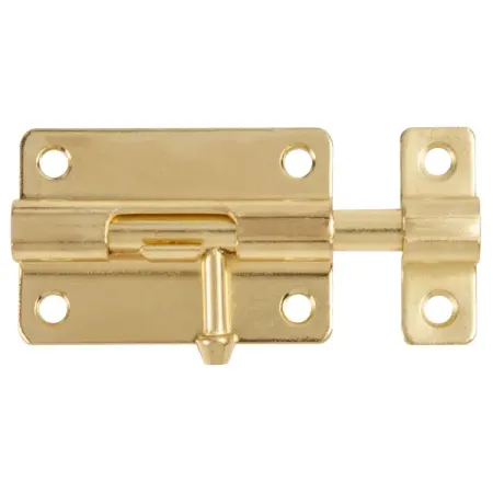 Шпингалет Ajax ЗТ-6 сталь цвет золотистый/цинк